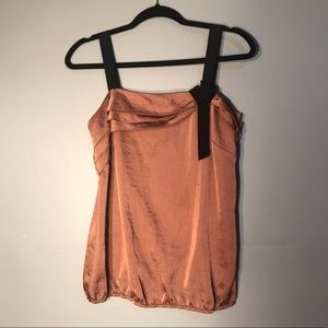 Ann Taylor Loft Metallic Pink Top